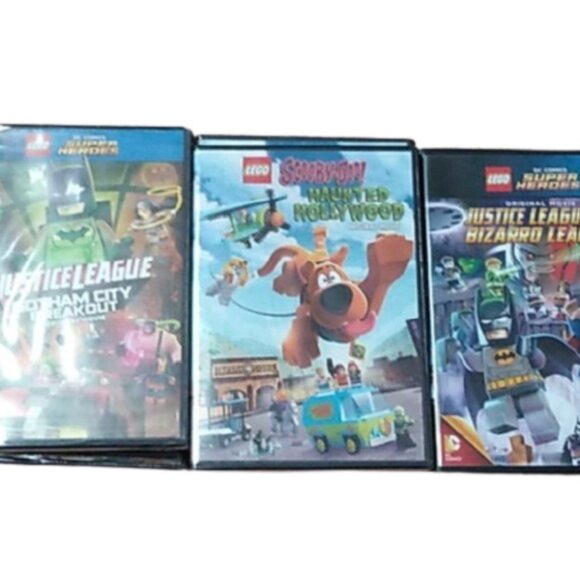 Batman +  Scooby Doo Lego Movies, set of 3 - Picture 1 of 10